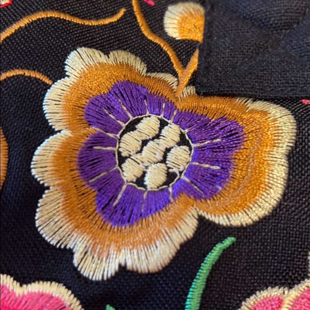 Embroidered Tote/Crossbody - Picture 6 of 6